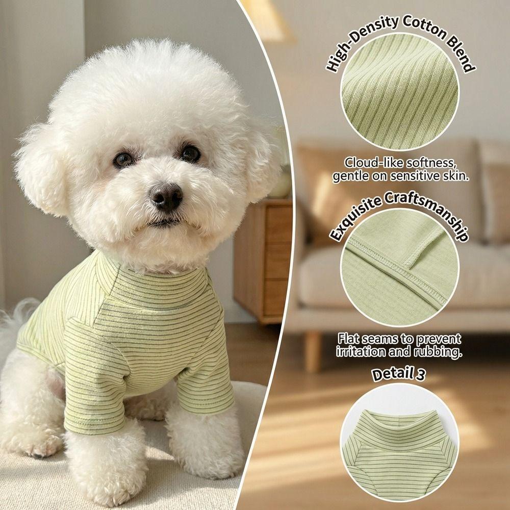 Warm Puppy Hoodies High Collar Two-Leg Dog Clothes Dog Thermal Clothing Pet Pullover Indoor Wear