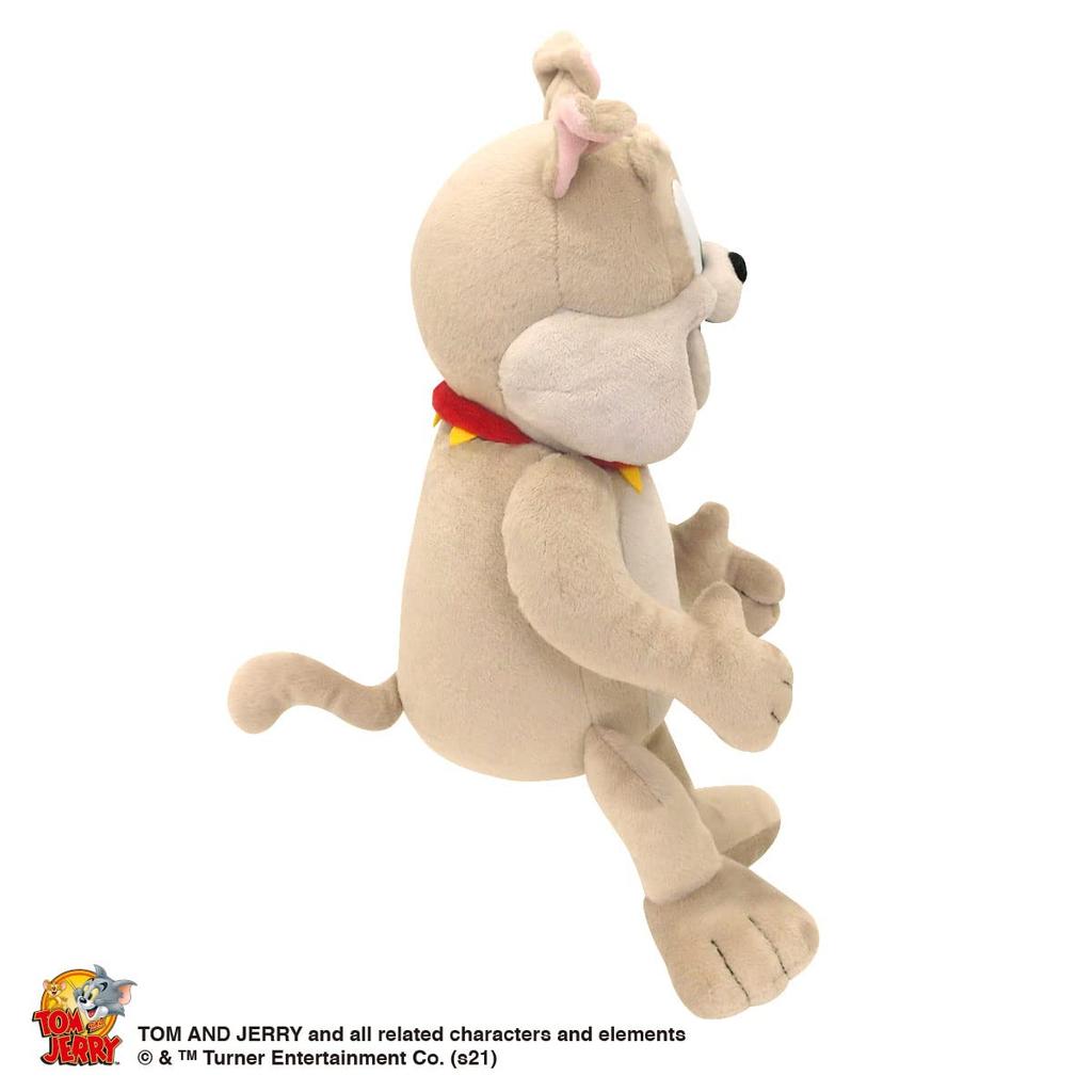 NICI Tom and Jerry Spike Plush Tom and Jerry Cartoon Made in 3090936 Toy, 40cm, Bulldog, Fluffy, Character, Gift, Germany, Beige,