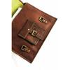 Real Brown Vintage Leather Briefcase Messenger Laptop Bag Women's  Satchel