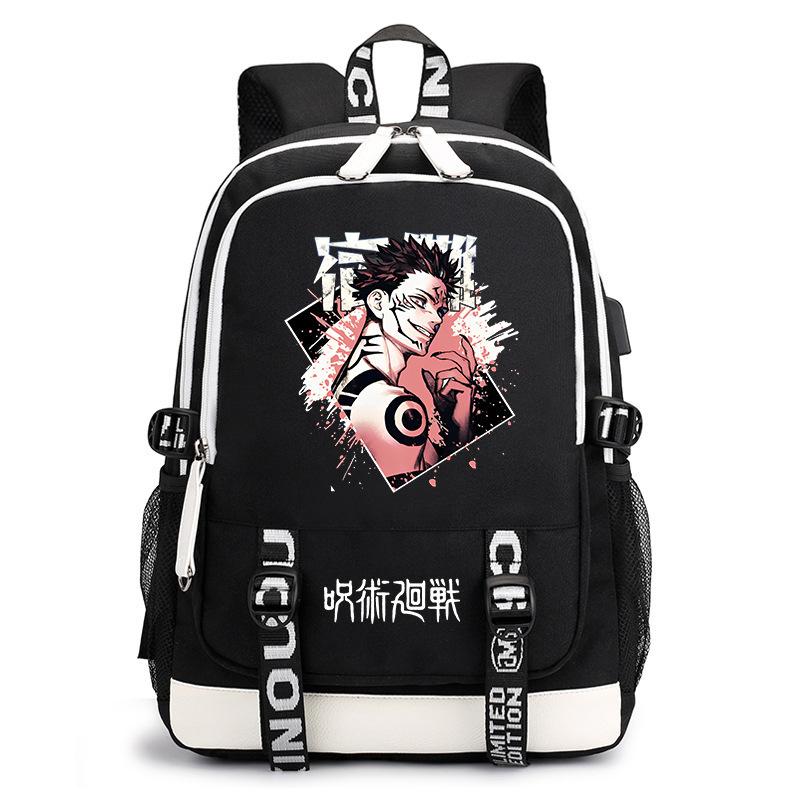 Day Mantra Return To War Anime School Bag Fashion Backpack Elementary School Students Large Capacity Backpack Burden Reduction Storage Bag