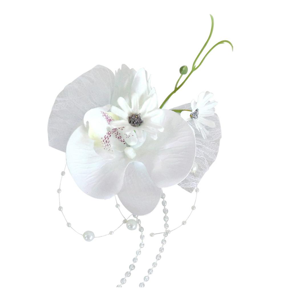 Schmetterling Orchidee Kranz Hochzeit Corsage Hochzeit Bouquet Kranz Blume Armband Armband Handgelenk Corsagen für Hochzeit
