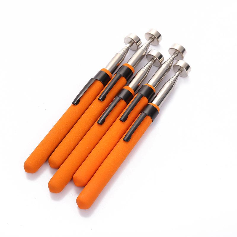 8LB Orange Magnetic Telescopic Pickup Tool with Stainless Steel Handle