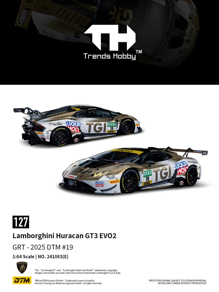 TH-Trends Hobby 1/64 Lamborghini Huracan GT3 EVO2 - DTM Porsche 911 GT3 R - Le Mans 24 Hours Cars Alloy Diecast Metal Model