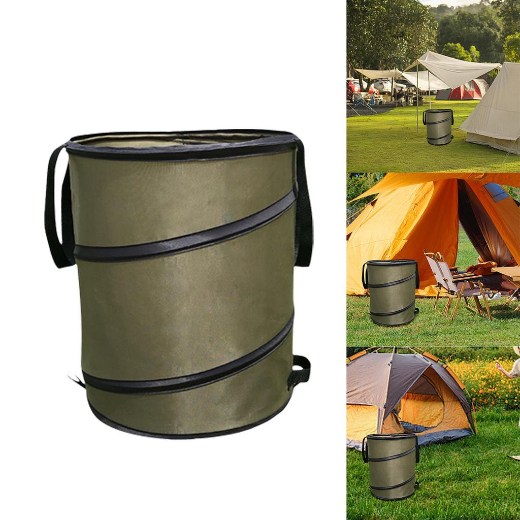 Reusable Yard Garden up Trash Can Bin , L