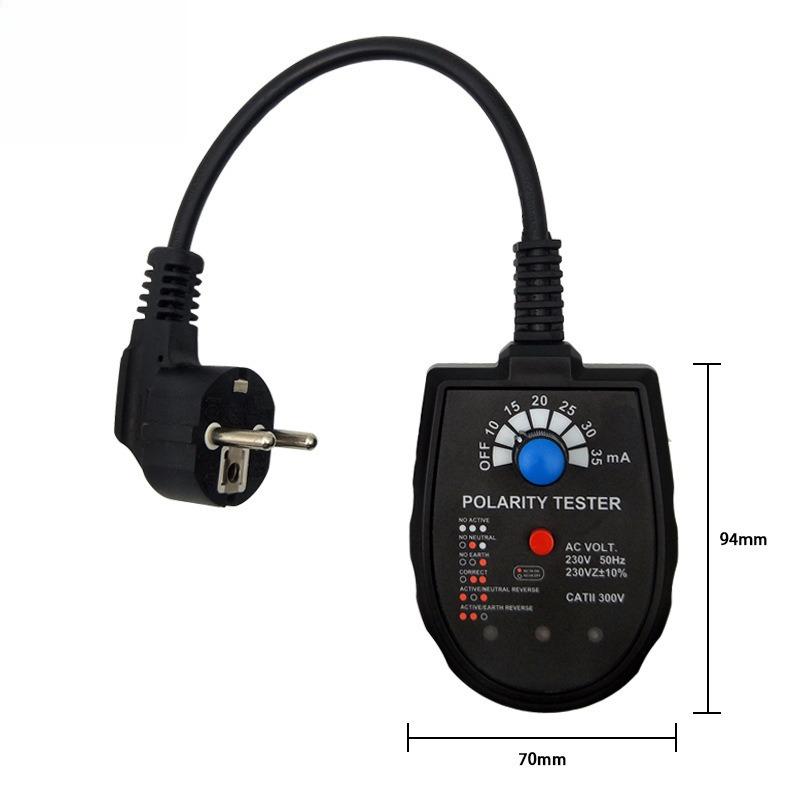 S2001 Socket Phase Detector Three-phase Circuit Socket Circuit Leakage Detector