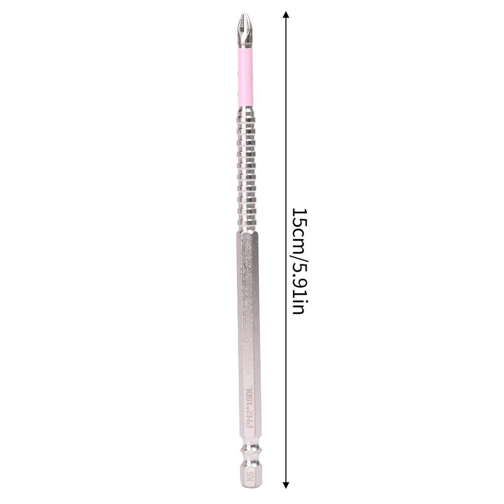 Strong Magnetic Impact Bit Anti-Slip Long Screwdriver Drill Hex Shank Cross Impact Driver Bit Electric Phillips Screwdriver Tips