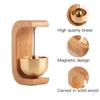 Door Bell Wooden Wind Chimes Wireless Magnetic Home Small Bell Decorations Entrance Clock Reminder Chimes Home DecorMinimalism