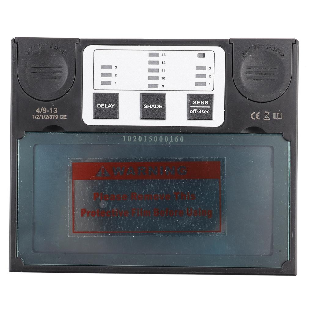 Solar Panel Welding Helmet Lens Welding Mask Auto Darkening Lens 110 * 90mm Welding Lens Welding Helmet Lens Welding Mask Lens