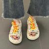Cute Cartoon Slippers Women Wear Seaside Beach Shoes New Summer Canvas Half Drag Milk Fufu Shoes