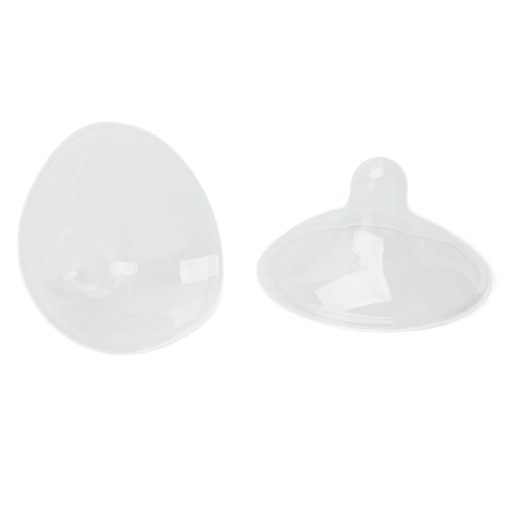 2 sett gjennomsiktig brystvorteskjold flytende silikon ammebeskyttelse for Puerpera