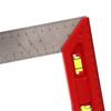 Accurate Woodworking Square, Scale Carpentry Measuring Marking Ruler Stainless Steel with Level Bubble for Marking for Carpenter(7 9in)