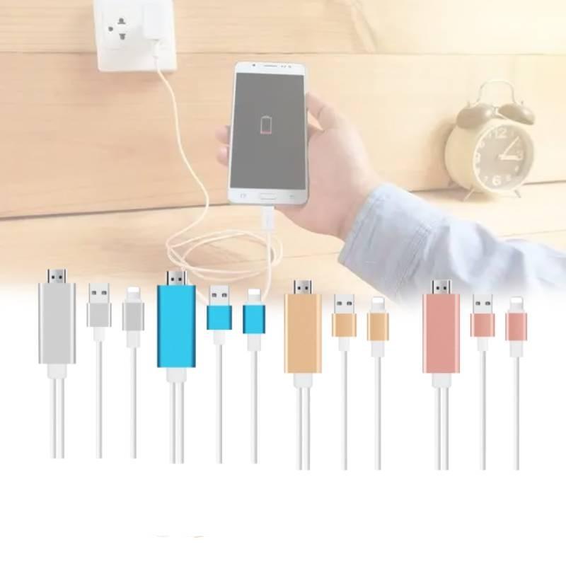 Lightning Adapter Hdmi Cable Mobile Phone 18m Copper Conductor Line Data