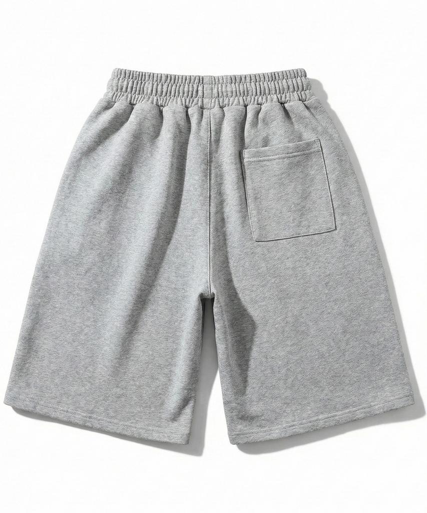 UNDEROFF Balloon Curved Sweatshirt Bermuda Pants Horse Grey