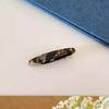 High-End Oval Acetate Hair Clip for Flyaways and Bangs