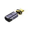 Magnetyczny Adapter USB4 Typu C, 140W, Wideo 8K@60Hz, Pełna Funkcjonalność 40Gbps, Szybkie Ładowanie PD, Kątowy Design.