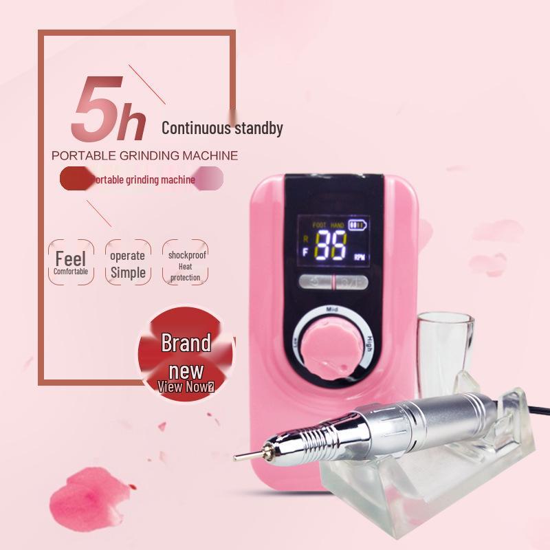 Germany 2026 YF Nail Art US803 Rechargeable 35,000 RPM Portable Electric Grinder with Display