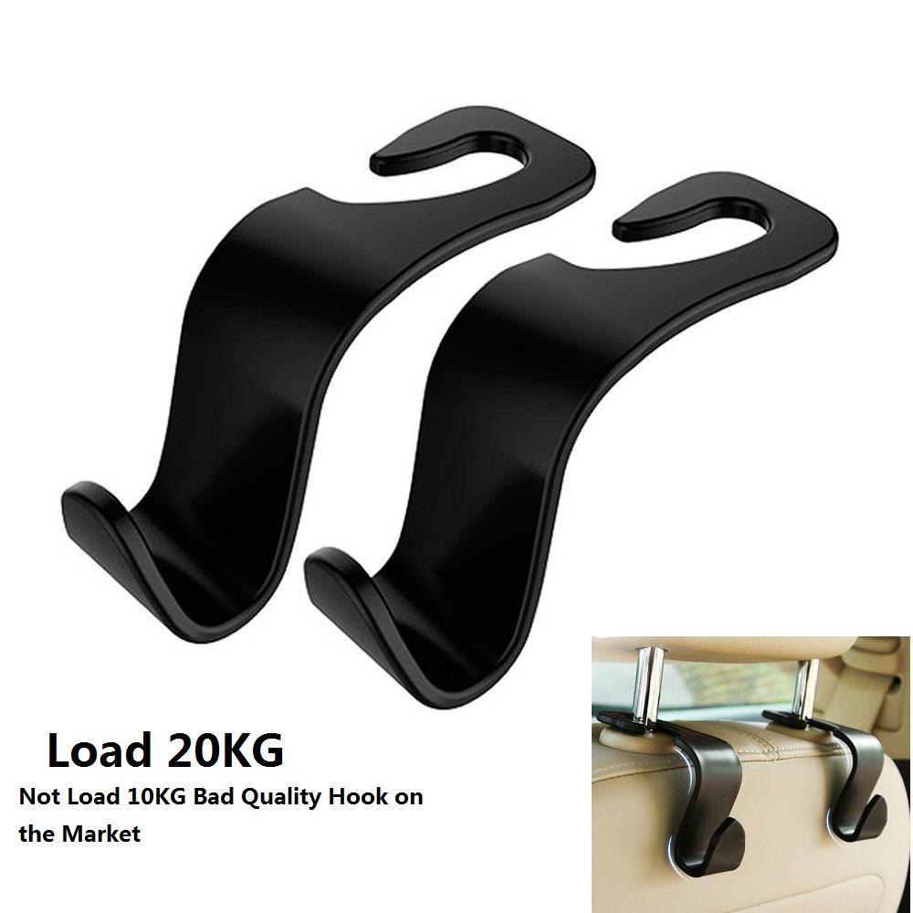 Car Seat Back Headrest Hook Holder Plastic Hanger for Bag Purse Cloth