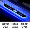 Suitable for XC40 Xc60 Xc90 V40 V90 V60 S60 S80 S90 Car Door Sill Light Wiring Free Door Welcome Light Accessories