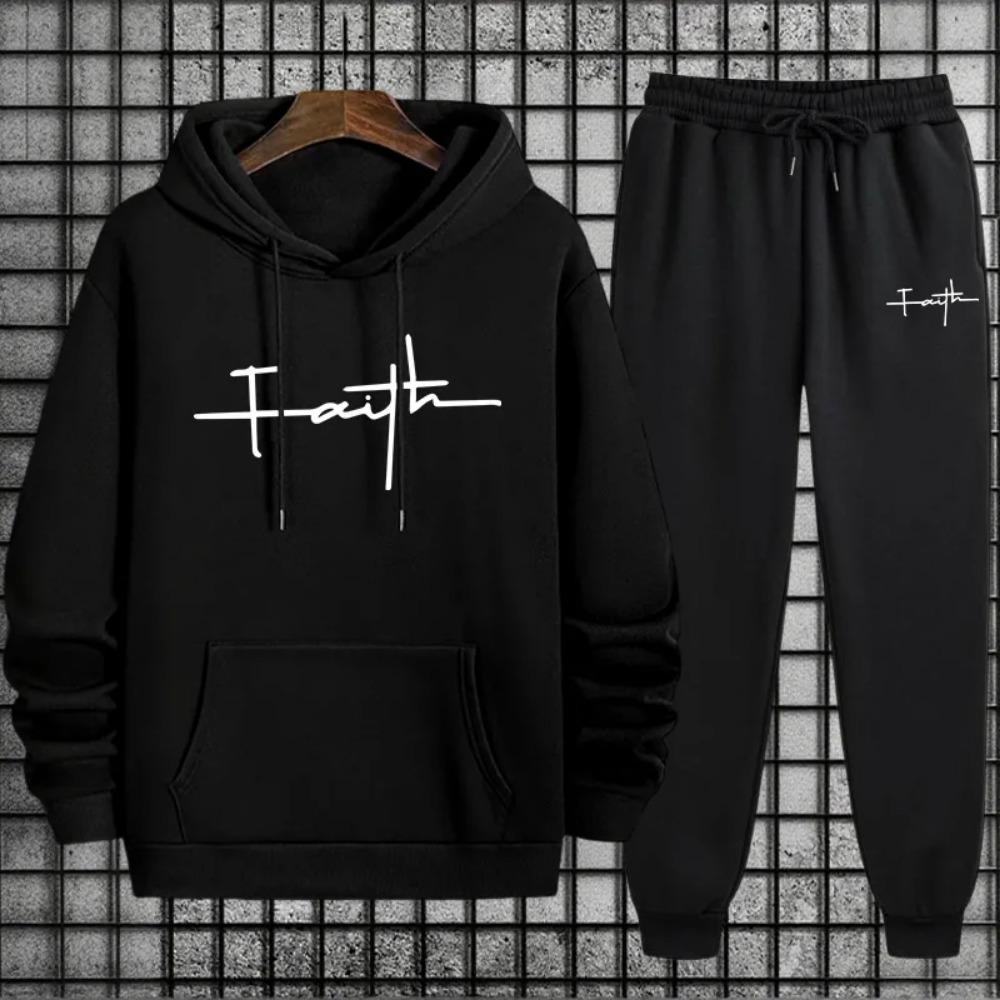 Casual Men's Hooded Sportswear, Single Sports Shirt and Pants, Spring Outdoor Daily Sports, Comfortable Quality