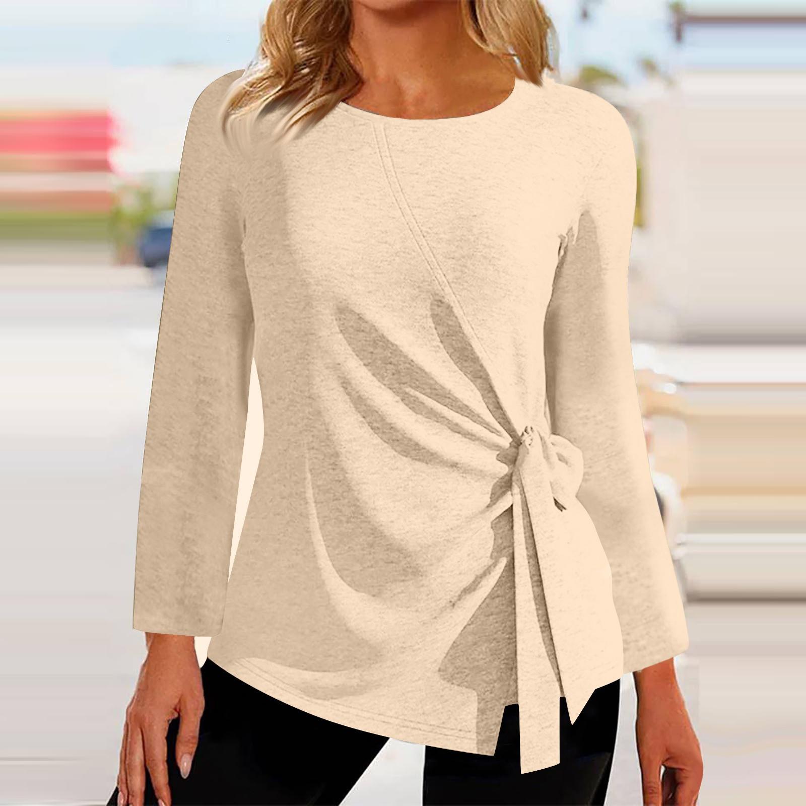 

Женские топы с длинными рукавами. Летние асимметричные футболки. Облегающие повседневные топы. Футболки. Пуловеры. Футболки. Летние топы. Топы с короткими рукавами. XL бежевый