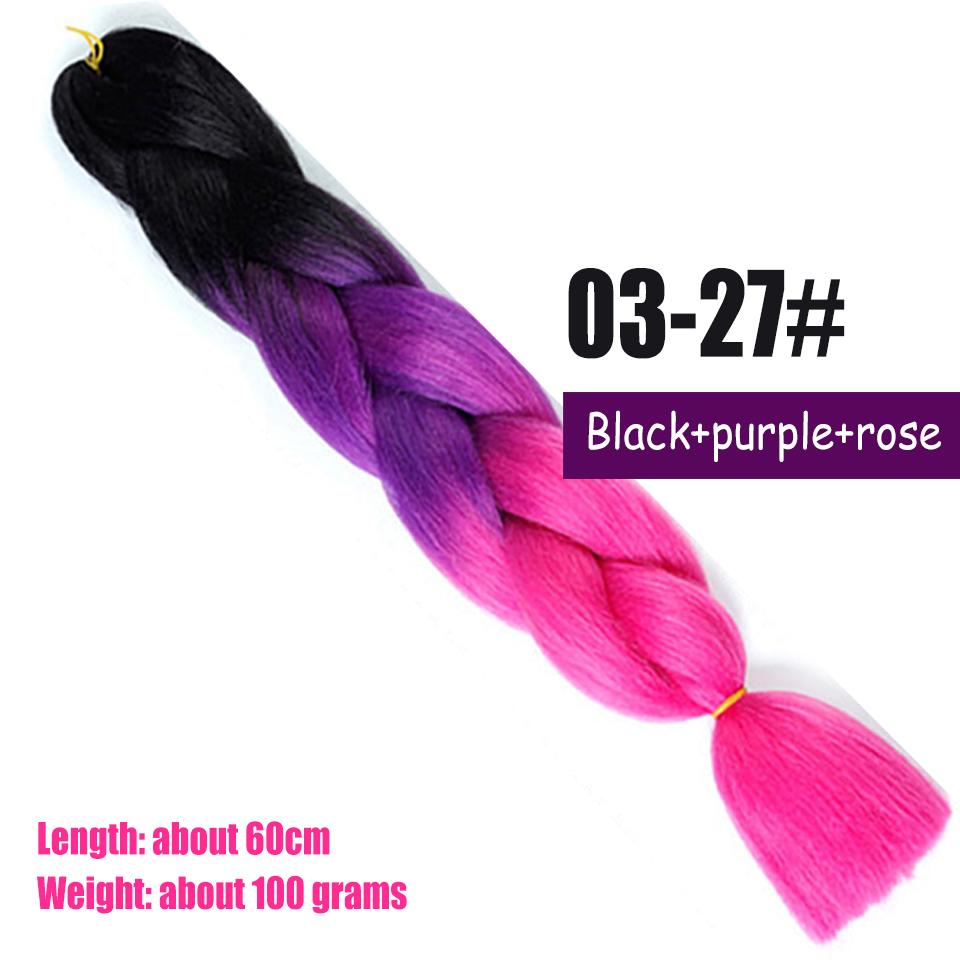 WTB Big Braid Synthetic Wigs Women Chemical Fiber High Temperature Silk Hand-woven Shiny Big Braid Hair Dirty Braid Wig Braided Hair