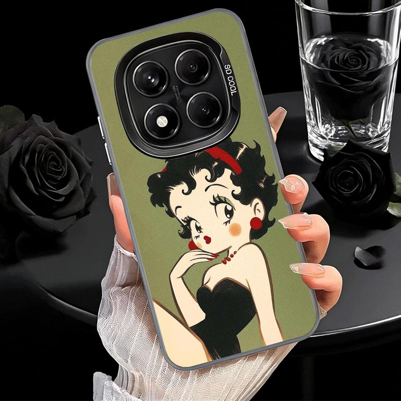 B-Bettys B-Boops Girl Soft Phone Case for Xiaomi Redmi Note 13 14 15 Pro Plus 12S 12 11S 11 11T 10S 10 Shockproof Cover Back She
