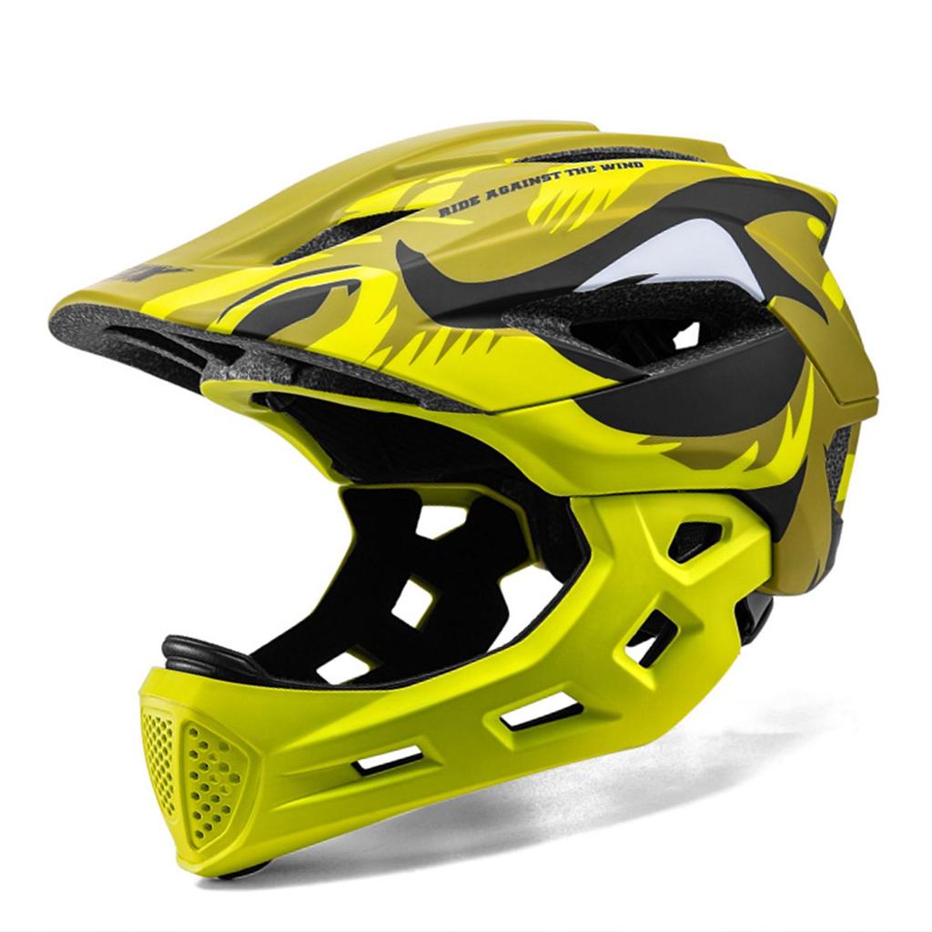 Kids Detachable Full Helmet Children Adjustable Safety Helmet for Skating Scooter BMX MTB Bike