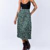 Sexy Leopard Print Split Skirt Casual Fashion Long Skirts for Women Spring Summer Elegant Female Skirt