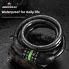 Bicycle Lock With Password Code Secure Steel Cable For Mountain Bike And City Commute