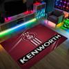 Kenworth Design Crystal Velvet Carpet Cozy Non?Slip Printed Rug For Bedroom Living Room Entrance