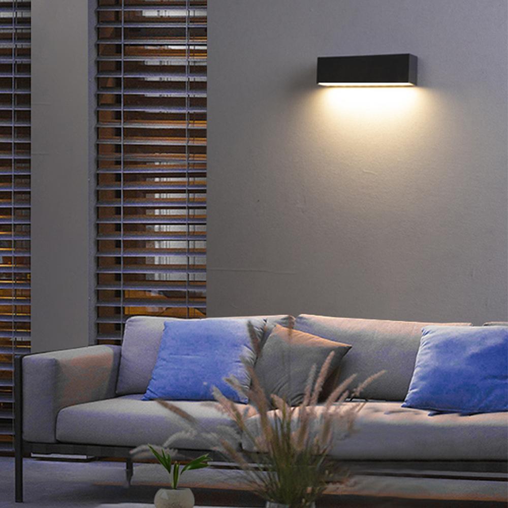 Modern LED Outdoor Wall Lamp Gallery Light Waterproof IP65 Up And Down Light Aluminum Home Lighting Aisle Corridor Wall Light