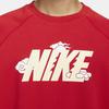 Nike FW23 Year Of The Dragon CNY Series Logo Fleece Crewneck Sweatshirt Kids Tops University-Red FZ6374-657
