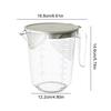 Transparent Measuring Cup - 1000ml Multifunctional Filter Measuring Cup with Egg and Milk Whisk, Graduated Measuring Cup, 4 Capacity Units, Mixing Ket