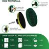 Floor For Tile Tub Kitchen Polishing Pad Tile Scrubber Power Scouring Pads Drill Power Brush