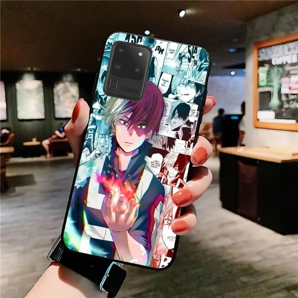My Hero Academia Shoto Todoroki Handyhülle Für Samsung S 9 10 20 21 22 23 30 23 24 plus lite Ultra FE S10lite Fundas