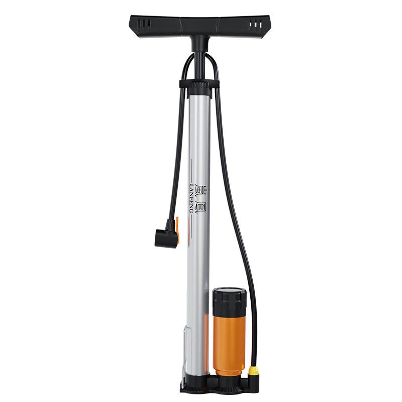 Universal High-Pressure Air Pump for Bikes, Cars, and Basketballs with Inflation Cylinder