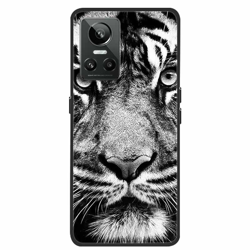 Mobilskal För Realme GT Neo3 Fodral Svart Silikon Mjuk Baksida För Realme GT Neo 3 Mobilskal Fodral RealmeGT G T Neo 3 Coque
