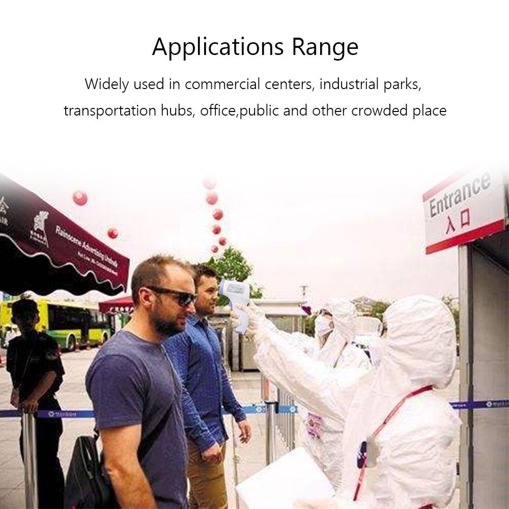 Berührungsloses Stirnthermometer, digitales LCD-Display, Infrarot-Thermometer mit Fieberalarm für Babys, Kinder, Erwachsene und die Oberfläche von Gegenständen