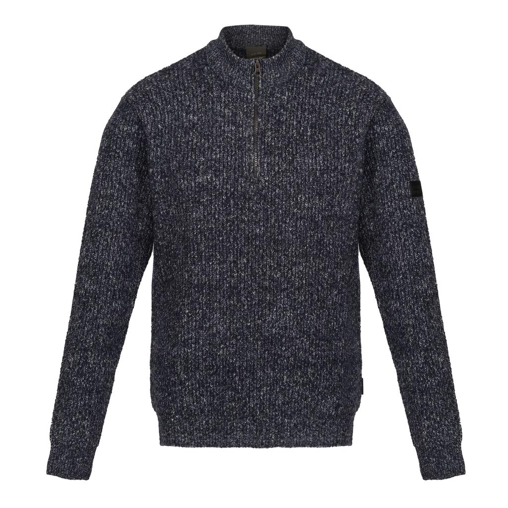Regatta Professional Men's Marl Knitted Zip Neck Sweatshirt