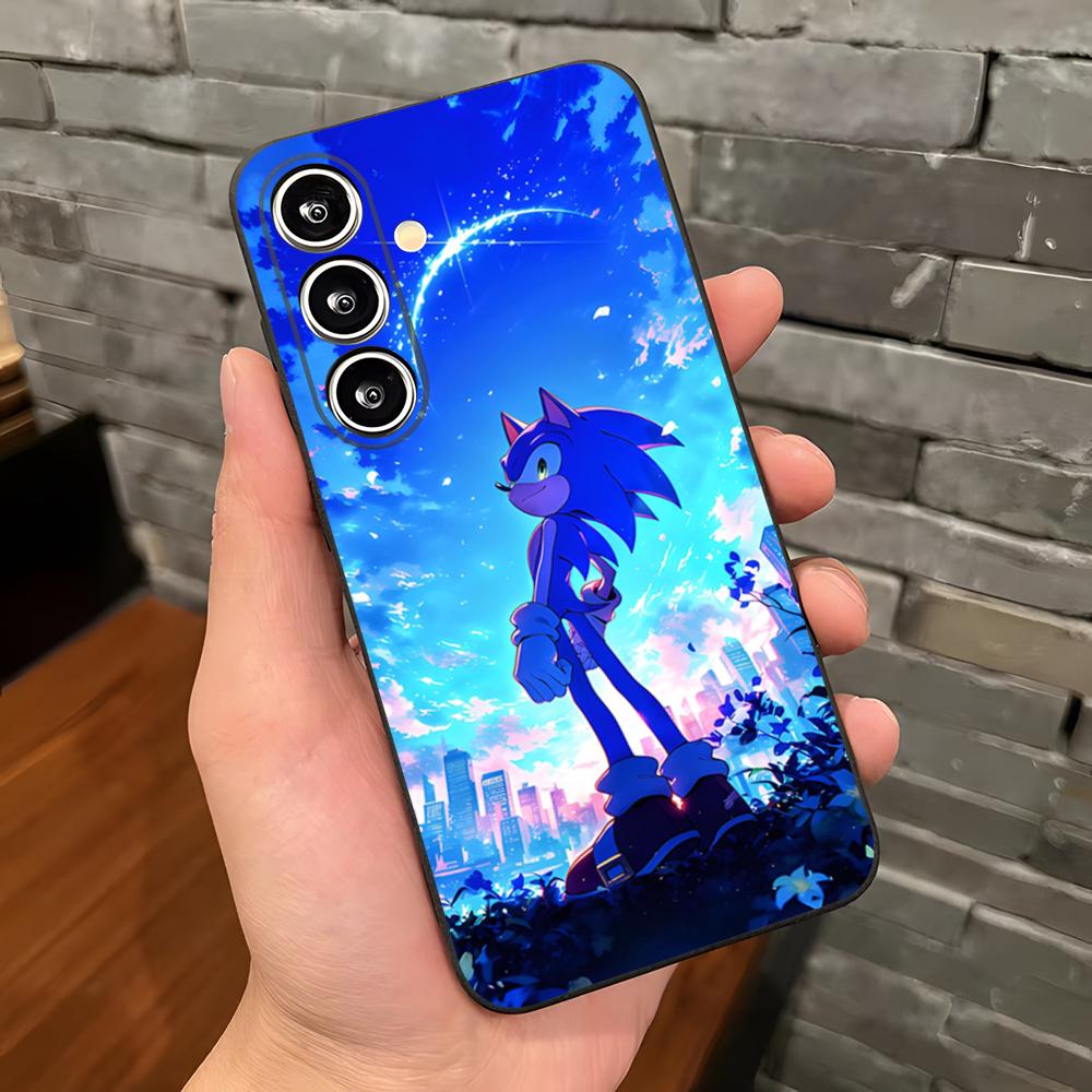 Anime S-Sonic Igel Handyhülle Für Samsung S26 S25 Plus S20 S20 Plus S22 Ultra S23 FE S21 Plus S21 Ultra Weiche Hülle