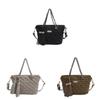 Pu Water Bucket Bag With Zipper Pocket For Daily Casual Women