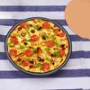 6-10 Inch Non-Stick Pizza Pan Steel Plate Dish Tray Cooking Baking Tool Pizza Pan Oven Tool Kitchen Asscssories for Home-use