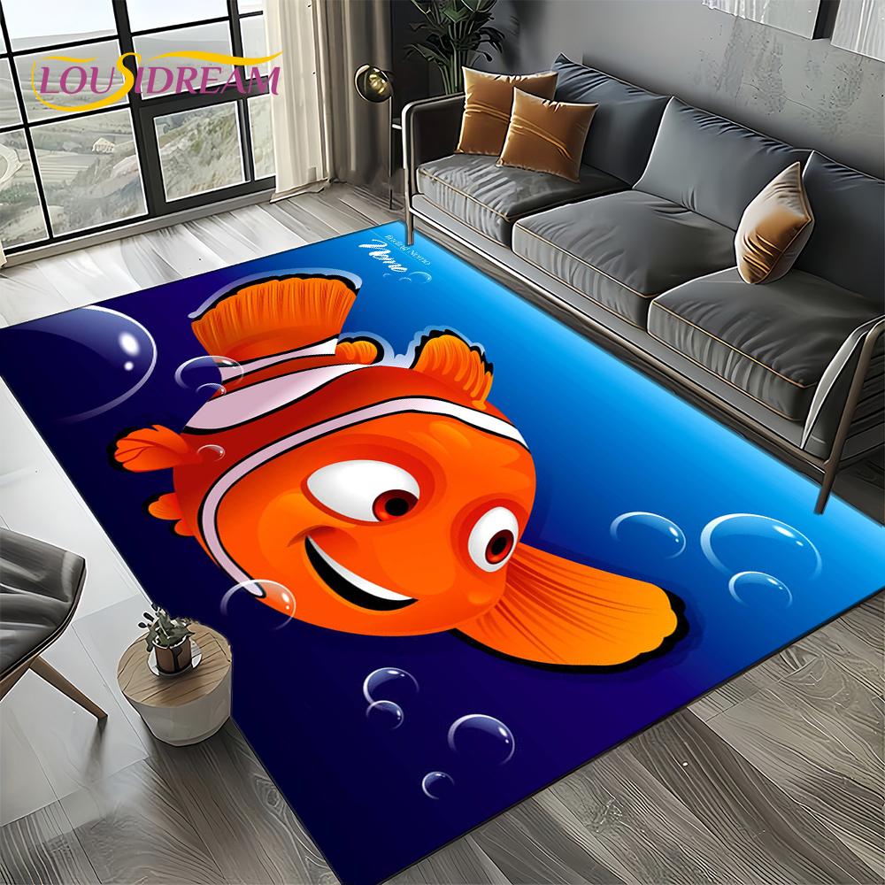 27 Style Cute Finding Nemo Cartoon Sea World Carpet Rug for Bedroom Living Room Home Sofa Decoration,kids Large Decor Floor Mat
