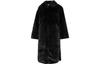 Women's Faux Fur Long Jacket Asia Sizing Black DQ6839-010