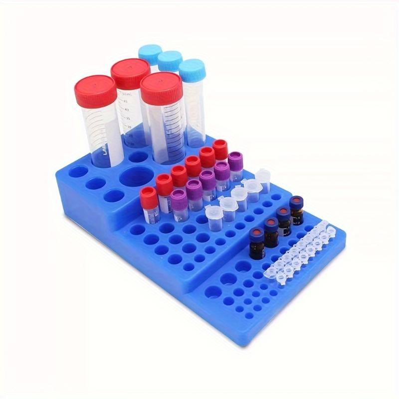 Multifunctional Centrifuge Tube Rack 0.2/0.5/1.5/2/5/10/15/50ml Stepped Test Tube Laboratory Supplies