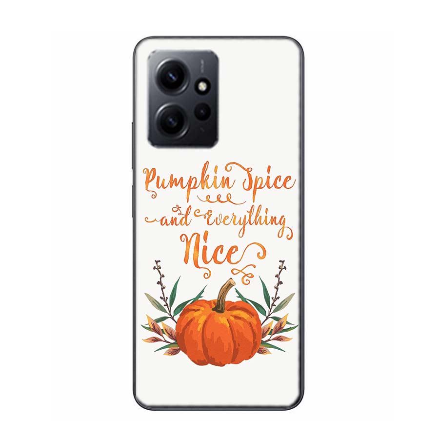 Pumpkin lantern Halloween Maple leaf Phone Case For Redmi Note 13 5G 14 Pro Plus Redmi 12 12C 13C 14C 10 10A 10C 9 9C 9T 9A 8 8A