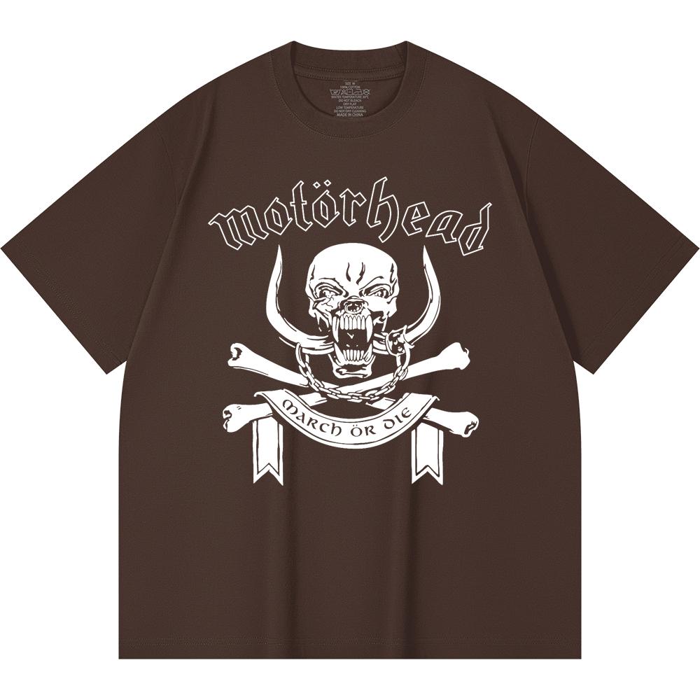 230 Gsm 100% Cotton Heavy Metal T-Shirt Rock Band Popular Music Print Unisex Heavy Cotton T Shirt