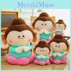 Grotto Lotus Buddha Plush Toy Soft Stuffed Doll For Girls