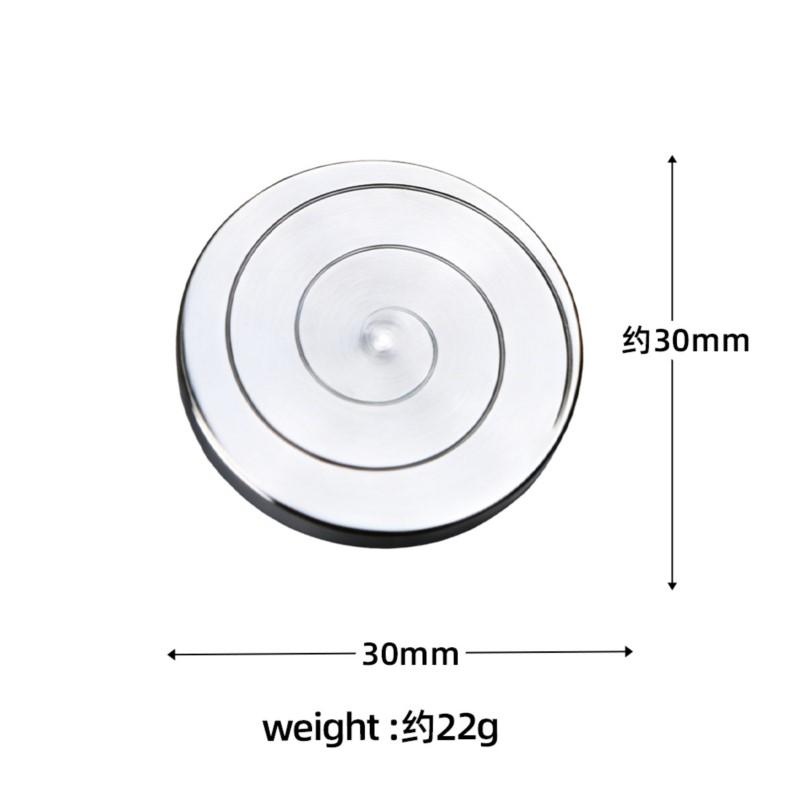 Desktop Coin Fingertip Gyro Transfer Good Luck Gyro Interest Stress Relief Toy Stainless Steel Gyro Adult Fingertip Toy For Kids