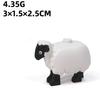MOC City Animal Building Block Model Character Farm Accessories Goose Pig Dog Orangutan Cheetah Shark Zoo Brick Toy Gifts X014
